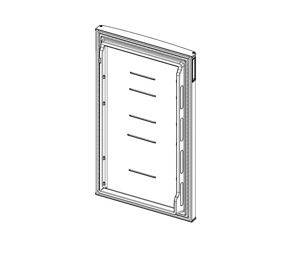 50917 – DAVE CARTER Refrigerator Door, Replacement For Norcold N8DC Series Refrigerator Wrap Style With Gasket Lower ...